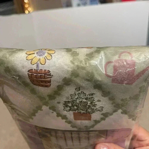 Home Essentials Kmart Vintage Tier & Swag Curtain Set Castle Bar Style Sage - Picture 6 of 7